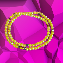 Bracelet Swann  - Jaune