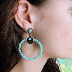 Boucles Reflet  - Menthe -