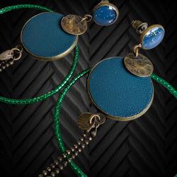 Boucles Azur  (Vert et Bleu...