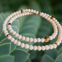 Bracelet Swann - Ecru rosé