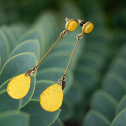 Boucles Alphonsine  (Jaune)