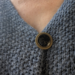 Broche Mélusine (Noir)