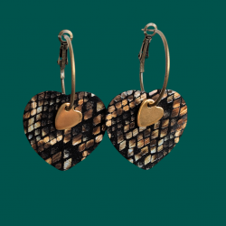 Boucles Cœur recto/verso