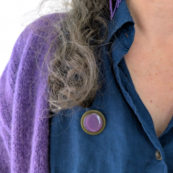 Broche Mélusine  (Violet)