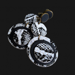 Boucles Olympe (Noir et Blanc)