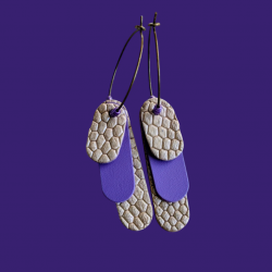 Boucles Mononoké (Mauve)