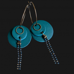 Boucles Candy  (Vert canard)