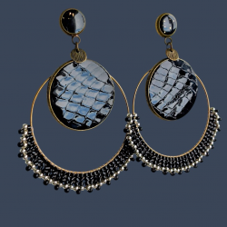 Boucles Aglaé  (Noir)